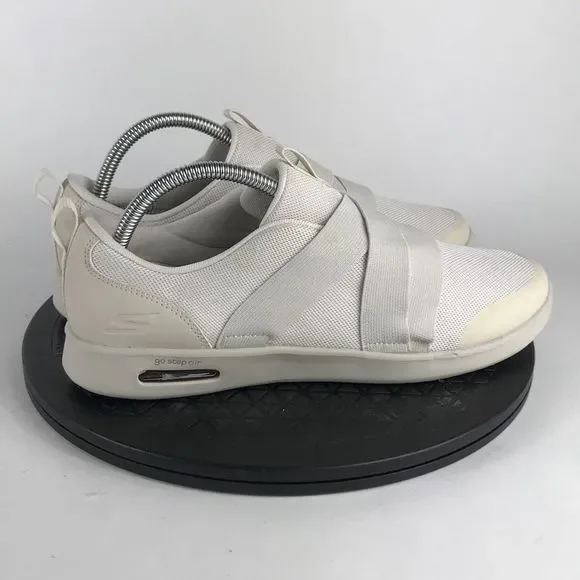 Skechers Go Step Air Athletic Running Shoes Slip On White 136282 Womens Size 9.5 - Picture 4 of 12